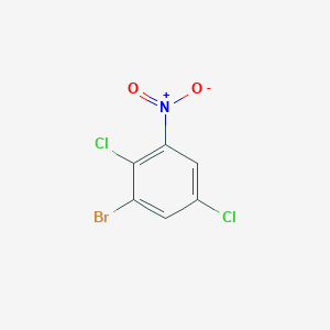 molecular formula C6H2BrCl2NO2 B3032547 1-Bromo-2,5-dichloro-3-nitrobenzene CAS No. 219963-62-9