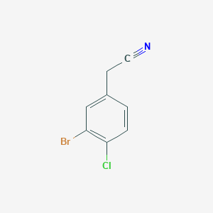 2-(3-Bromo-4-chlorophenyl)acetonitrile