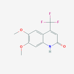 6,7-Dimethoxy-4-(trifluoromethyl)quinolin-2(1H)-one