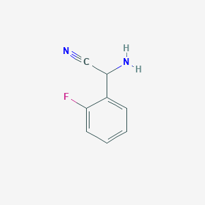 Amino(2-fluorophenyl)acetonitrile