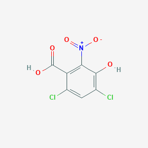 4,6-Dichloro-3-hydroxy-2-nitrobenzoic acid