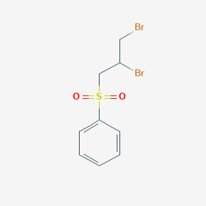 (2,3-Dibromopropanesulfonyl)benzene