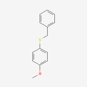 molecular formula C14H14OS B3032596 Benzyl 4-methoxyphenyl sulfide CAS No. 26905-24-8