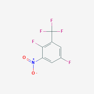 molecular formula C7H2F5NO2 B3032605 2,5-Difluoro-3-nitrobenzotrifluoride CAS No. 2837-22-1
