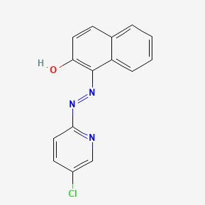 2-Naphthalenol, 1-[(5-chloro-2-pyridinyl)azo]-
