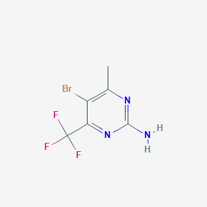 5-Bromo-4-methyl-6-(trifluoromethyl)pyrimidin-2-amine