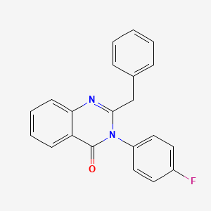 2-benzyl-3-(4-fluorophenyl)-4(3H)-quinazolinone