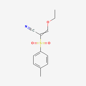 2-Propenenitrile, 3-ethoxy-2-[(4-methylphenyl)sulfonyl]-