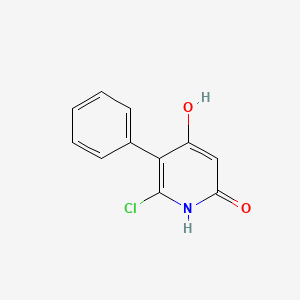 6-Chloro-5-phenyl-2,4-pyridinediol