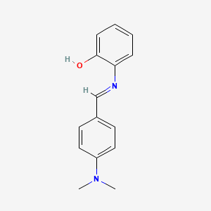 o-(p-(Dimethylamino)benzylideneamino)phenol