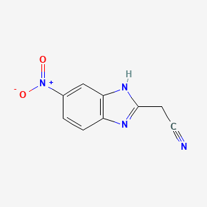 molecular formula C9H6N4O2 B3032652 2-(Cyanomethyl)-5-nitrobenzimidazole CAS No. 33137-87-0