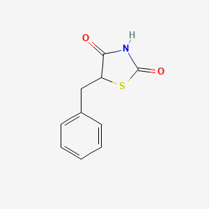 molecular formula C10H9NO2S B3032654 5-Benzyl-1,3-thiazolidine-2,4-dione CAS No. 33321-31-2