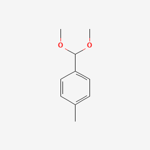 molecular formula C10H14O2 B3032667 1-(dimethoxymethyl)-4-methylbenzene CAS No. 3395-83-3