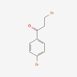 molecular formula C9H8Br2O B3032668 3-Bromo-1-(4-bromophenyl)propan-1-one CAS No. 33994-13-7