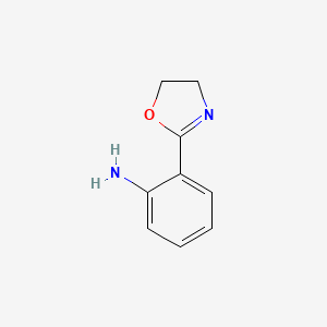 molecular formula C9H10N2O B3032669 2-(4,5-Dihydrooxazol-2-yl)aniline CAS No. 3416-93-1