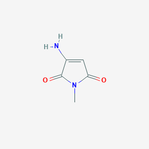 molecular formula C5H6N2O2 B3032670 3-Amino-1-methyl-1h-pyrrole-2,5-dione CAS No. 34314-67-5