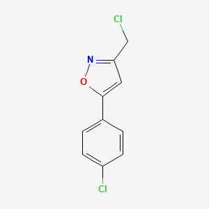 3-(Chloromethyl)-5-(4-chlorophenyl)isoxazole