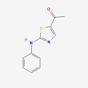 1-(2-Anilino-1,3-thiazol-5-yl)-1-ethanone