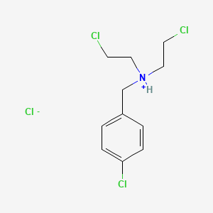 Benzylamine, p-chloro-N,N-bis(2-chloroethyl)-, hydrochloride