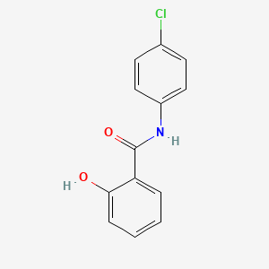 molecular formula C13H10ClNO2 B3032695 N-(4-Chlorophenyl)-2-hydroxybenzamide CAS No. 3679-63-8