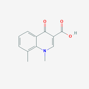 molecular formula C12H11NO3 B3032699 1,8-Dimethyl-4-oxo-1,4-dihydroquinoline-3-carboxylic acid CAS No. 37041-23-9