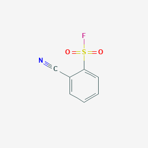 molecular formula C7H4FNO2S B3032719 2-Cyanobenzenesulfonyl fluoride CAS No. 395-46-0