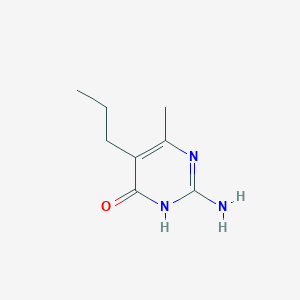 4-Pyrimidinol, 2-amino-6-methyl-5-propyl-(8CI)