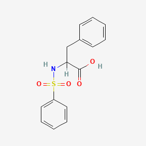 Propionic acid, 2-benzenesulfonamido-3-phenyl-, D-