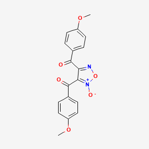 Furazan, di-p-anisoyl-, 2-oxide