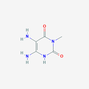 molecular formula C5H8N4O2 B3032731 5,6-diamino-3-methylpyrimidine-2,4(1H,3H)-dione CAS No. 40959-24-8