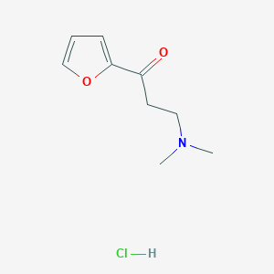 molecular formula C9H14ClNO2 B3032732 3-(Dimethylamino)-1-(furan-2-yl)propan-1-one hydrochloride CAS No. 41220-23-9
