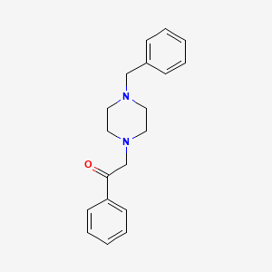 2-(4-Benzylpiperazino)-1-phenyl-1-ethanone