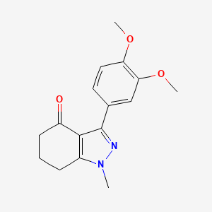 3-(3,4-dimethoxyphenyl)-1-methyl-1,5,6,7-tetrahydro-4H-indazol-4-one