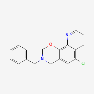 3-Benzyl-6-chloro-3,4-dihydro-2H-[1,3]oxazino[5,6-h]quinoline