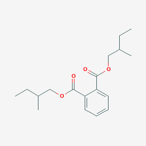 molecular formula C18H26O4 B3032745 1,2-Benzenedicarboxylic acid, 1,2-bis(2-methylbutyl) ester CAS No. 42925-80-4