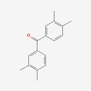 molecular formula C17H18O B3032753 Methanone, bis(3,4-dimethylphenyl)- CAS No. 4659-48-7