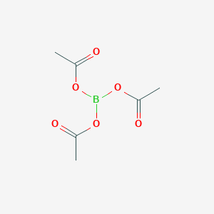 molecular formula C6H9BO6 B3032765 Triacetoxyboron CAS No. 4887-24-5