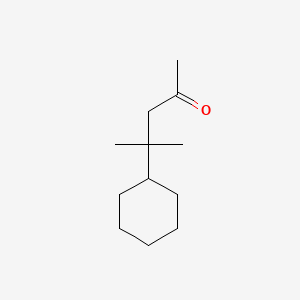molecular formula C12H22O B3032766 4-Cyclohexyl-4-methylpentan-2-one CAS No. 4927-39-3