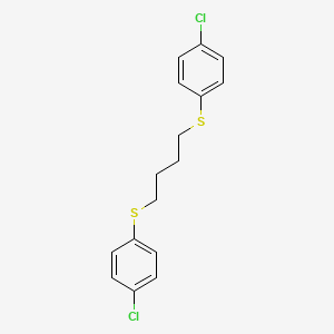 1-Chloro-4-({4-[(4-chlorophenyl)sulfanyl]butyl}sulfanyl)benzene