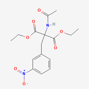 Diethyl(acetylamino)(3-nitrobenzyl)propanedioate