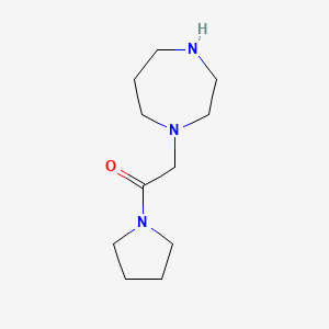 2-(1,4-Diazepan-1-yl)-1-(pyrrolidin-1-yl)ethan-1-one