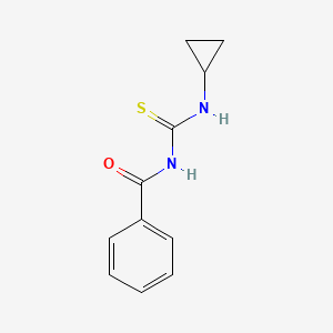 Benzamide, N-[(cyclopropylamino)thioxomethyl]-