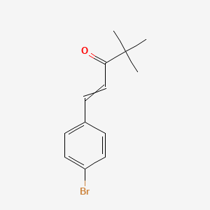 1-(4-Bromophenyl)-4,4-dimethylpent-1-en-3-one