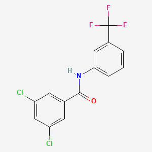 3,5-dichloro-N-[3-(trifluoromethyl)phenyl]benzamide