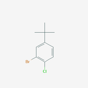 molecular formula C10H12BrCl B3032881 2-Bromo-4-tert-butyl-1-chlorobenzene CAS No. 61024-95-1