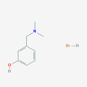 molecular formula C9H14BrNO B3032883 3-[(Dimethylamino)methyl]phenol hydrobromide CAS No. 61186-04-7