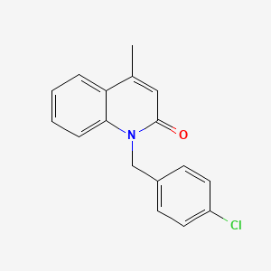 molecular formula C17H14ClNO B3032885 1-(4-Chlorobenzyl)-4-methylquinolin-2(1h)-one CAS No. 61297-64-1