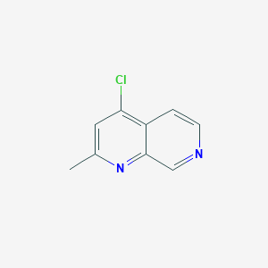 molecular formula C9H7ClN2 B3032886 4-Chloro-2-methyl-1,7-naphthyridine CAS No. 61319-98-0