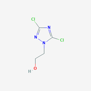 molecular formula C4H5Cl2N3O B3032888 2-(3,5-Dichloro-1H-1,2,4-triazol-1-yl)ethan-1-ol CAS No. 61531-88-2