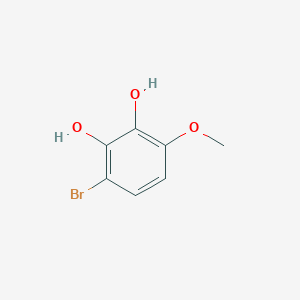 molecular formula C7H7BrO3 B3032889 3-Bromo-6-methoxybenzene-1,2-diol CAS No. 61559-82-8